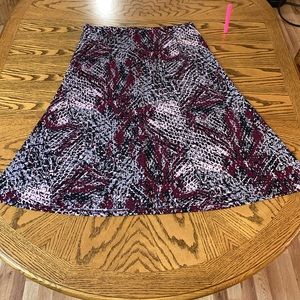 Long modest Cato Woman multi color designed skirt